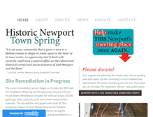 Tablet Screenshot of historicnewportspring.org